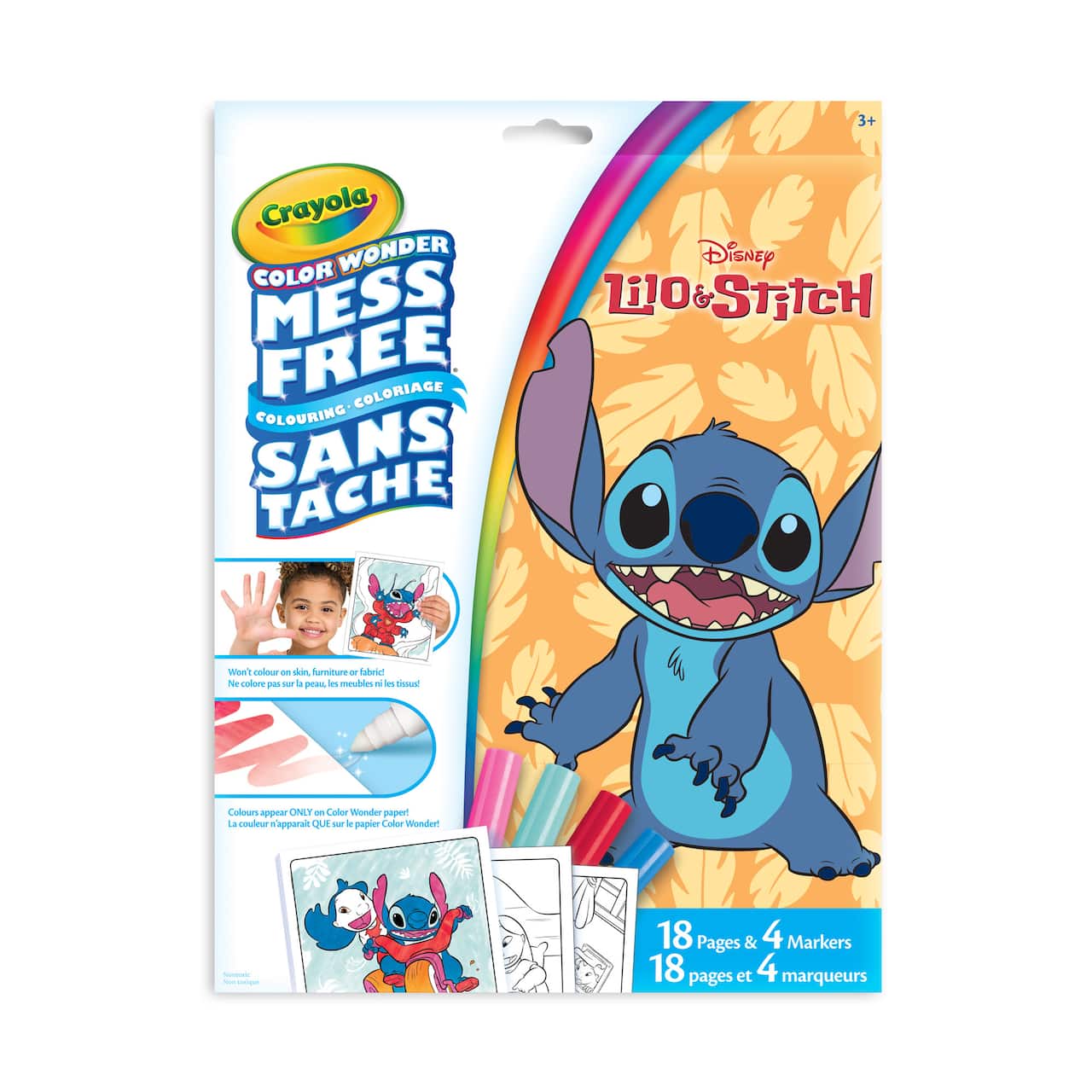 Ensemble à thème de Lilo et Stitch Color Wonder Sans tache de Crayola